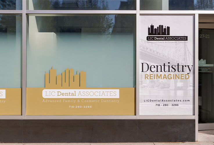 Front entrance of LIC Dental Associates at Court Square / Queens Plaza